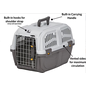 MIDWEST HOMES MidWest Skudo Standard Plastic Dog & Cat Kennel, 19-in