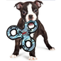 VIP TUFFY'S TUFFY JR 3 WAY TUG DURABLE SQUEAKY SOFT DOG TOY
