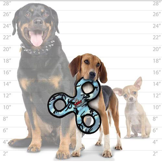 VIP TUFFY'S TUFFY JR 3 WAY TUG DURABLE SQUEAKY SOFT DOG TOY