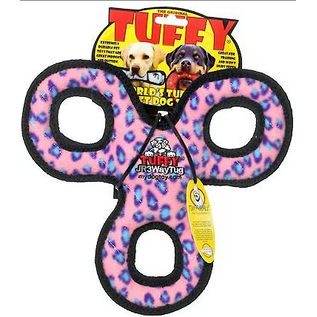 VIP TUFFY'S TUFFY JR 3 WAY TUG DURABLE SQUEAKY SOFT DOG TOY