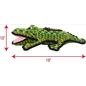 VIP TUFFY'S TUFFY ALLIGATOR DURABLE SOFT DOG TOY