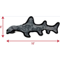 VIP TUFFY'S TUFFY OCEAN HAMMERHEAD DURABLE SQUEAKY SOFT TOY