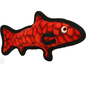 VIP TUFFY'S TUFFY OCEAN TROUT DURABLE SQUEAKY SOFT TOY RED