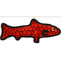 VIP TUFFY'S TUFFY OCEAN TROUT DURABLE SQUEAKY SOFT TOY RED