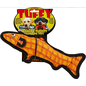 VIP TUFFY'S TUFFY OCEAN TROUT DURABLE SQUEAKY SOFT TOY RED
