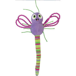 KONG KONG Flingaroo Dragonfly Cat Plush Toy with Catnip, Color Varies