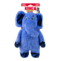 KONG KONG Scrumplez Elephant Dog Toy, Blue, Medium