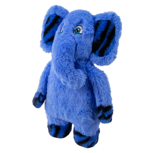 KONG KONG Scrumplez Elephant Dog Toy, Blue, Medium