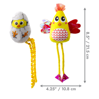 KONG Kong  Scrattles Chicken 2-Pack