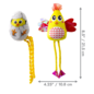 KONG Kong  Scrattles Chicken 2-Pack