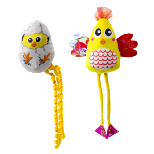 KONG Kong  Scrattles Chicken 2-Pack