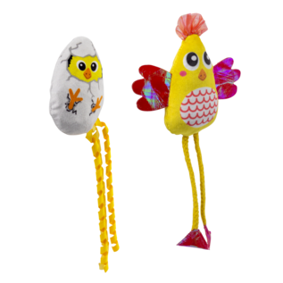 KONG Kong  Scrattles Chicken 2-Pack