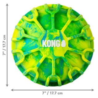 KONG KONG FLEXBALL SPORT BALL GREEN/YELLOW EXTRA LARGE