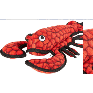 VIP TUFFY'S Tuffy's Ocean Creatures Larry Lobster Squeaky Plush Dog Toy