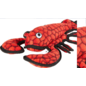 VIP TUFFY'S Tuffy's Ocean Creatures Larry Lobster Squeaky Plush Dog Toy