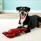 VIP TUFFY'S Tuffy's Ocean Creatures Larry Lobster Squeaky Plush Dog Toy