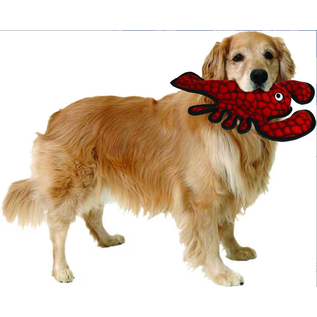 VIP TUFFY'S Tuffy's Ocean Creatures Larry Lobster Squeaky Plush Dog Toy