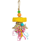 A&E CAGE COMPANY A&E HB01523 Happy Beaks Confetti Cannon Loofah Hang Bird Toy