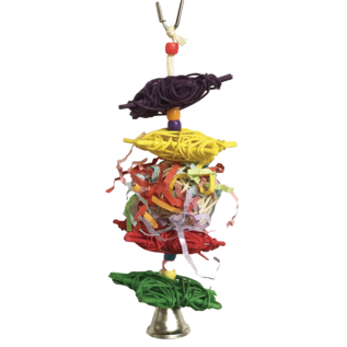 A&E CAGE COMPANY A&E Happy Beaks Crinkle Crinkle Little Star Bird Toy