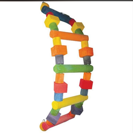 A&E CAGE COMPANY A&E Happy Beaks Wooden Ladder  26X7 "