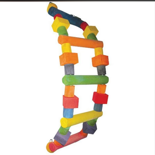 A&E CAGE COMPANY A&E Happy Beaks Wooden Ladder  26X7 "