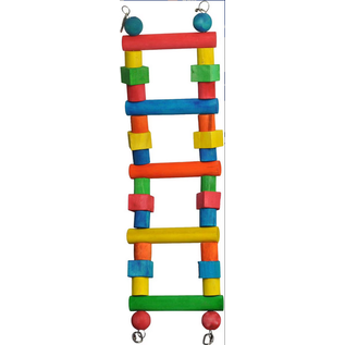 A&E CAGE COMPANY A&E Happy Beaks Wooden Ladder  26X7 "