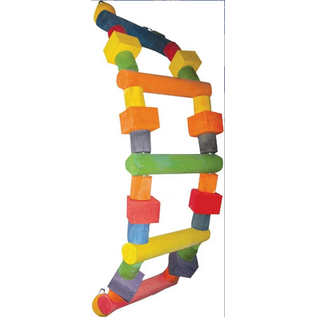 A&E CAGE COMPANY A&E Happy Beaks Wooden Ladder  26X7 "
