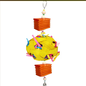A&E CAGE COMPANY A & E Happy Beaks Party Ball Hanging Bird Toy One Size