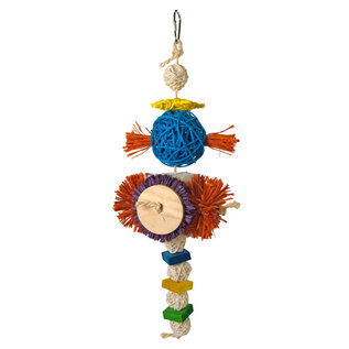A&E CAGE COMPANY A & E Happy Beaks Blast Off Hanging Bird Toy One Size