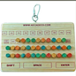 A&E CAGE COMPANY A & E  Happy Beaks Wood and Cork Keyboard Bird Toy One Size