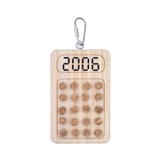 A&E CAGE COMPANY A & E Happy Beaks Wood and Cork Calculator Bird Toy One Size