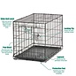 MIDWEST HOMES MidWest Homes for Pets Contour Single Door Dog Crate 30 in