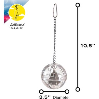 CAITEC Caitec m-00803 Foraging Ball with Bell - 11.5" x 3.25"