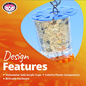 SUPER BIRD CREATIONS Super Bird SB-632 Bottom's Up Foraging Treat Toy