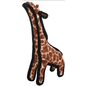 VIP TUFFY'S VIP Tuffy Giraffe Jr. 3 x 9 x 11 inches