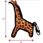 VIP TUFFY'S VIP Tuffy Giraffe Jr. 3 x 9 x 11 inches