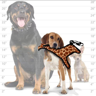 VIP TUFFY'S VIP Tuffy Giraffe Jr. 3 x 9 x 11 inches