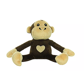 VIP TUFFY'S VIP Tuffy  MIGHTY JR Safari Monkey Brown 3 x 5.5 x 10 inches