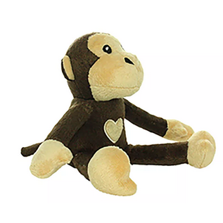 VIP TUFFY'S VIP Tuffy  MIGHTY JR Safari Monkey Brown 3 x 5.5 x 10 inches