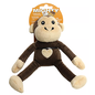 VIP TUFFY'S VIP Tuffy  MIGHTY JR Safari Monkey Brown 3 x 5.5 x 10 inches