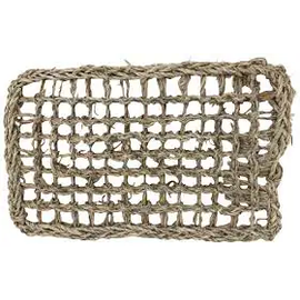 HAPPY BEAKS Happy Beaks 10"x20" Rectangle Woven Natural Seagrass Vine Mat
