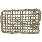 HAPPY BEAKS Happy Beaks 10"x20" Rectangle Woven Natural Seagrass Vine Mat