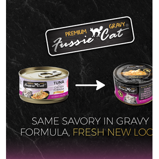 FUSSIE CAT FUSSIE CAT PREMIUM TUNA WITH CHICKEN IN GRAVY 2.82OZ 24 PACK CASE