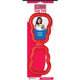 KONG KONG Tug Toy Natural Rubber Dog Toy for Outdoor & Indoor Playtime - for Medium/Large Dogs