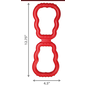 KONG COMPANY LLC KONG Tug Toy Natural Rubber Dog Toy for Outdoor & Indoor Playtime - for Medium/Large Dogs