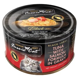FUSSIE CAT FUSSIE CAT PREMIUM TUNA WITH SALMON IN GRAVY 2.82OZ Each