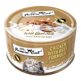 FUSSIE CAT FUSSIE CAT SUPER PREMIUM CHICKEN WITH BEEF IN GOAT MILK 2.47OZ Each