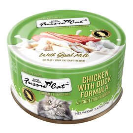 FUSSIE CAT FUSSIE CAT SUPER PREMIUM CHICKEN WITH DUCK IN GOAT MILK 2.47OZ Each