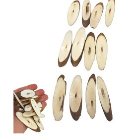 JUNGLE JUNCTION Sola Slices Natural Chewable Bird Toy Bulk Ziplock Bag 10-12 grams