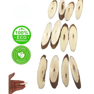 JUNGLE JUNCTION Sola Slices Natural Chewable Bird Toy Bulk Ziplock Bag 10-12 grams